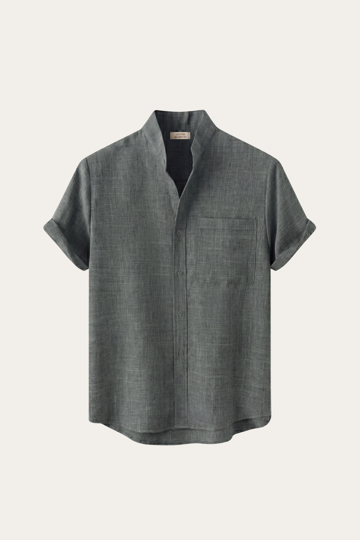 Treviso Linen Short Sleeve Grey