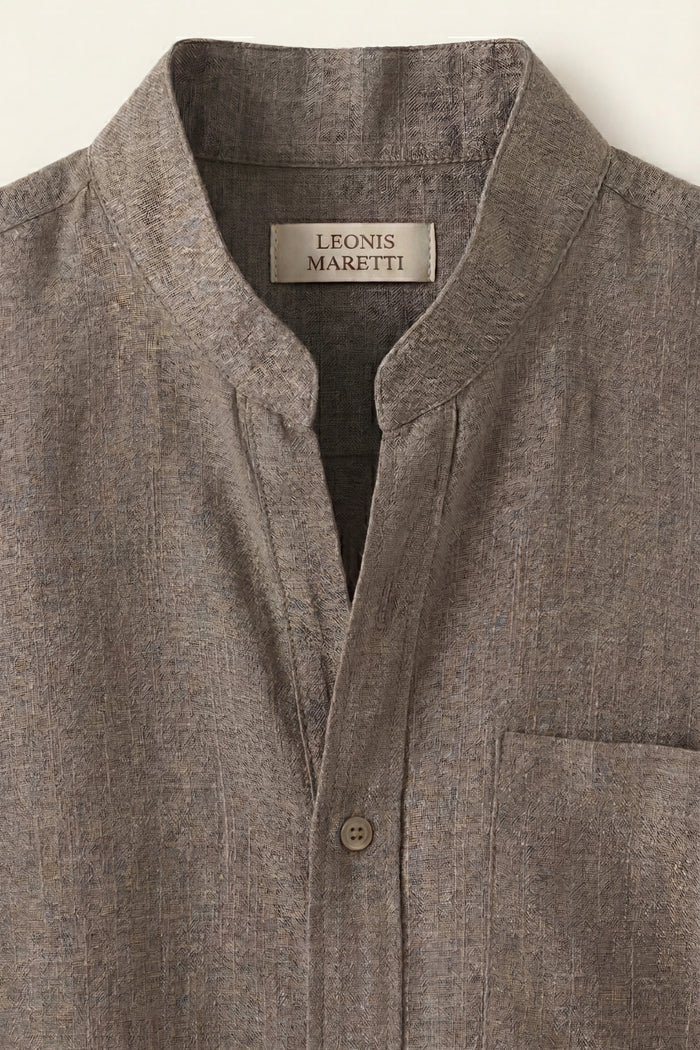 Treviso Linen Short Sleeve Taupe