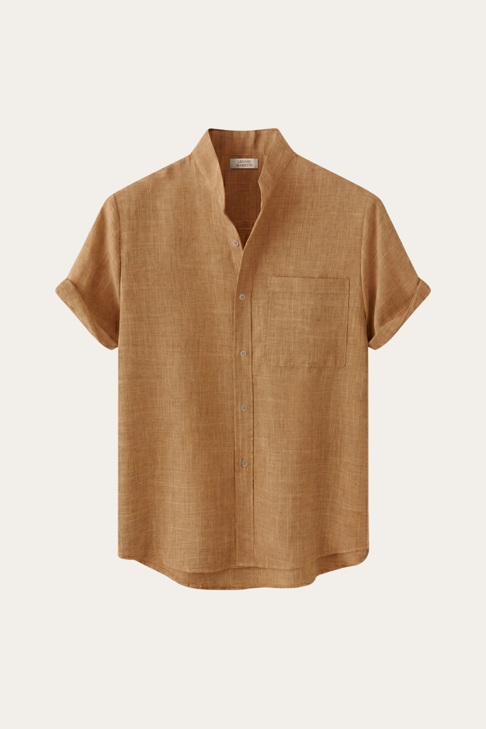 Treviso Linen Short Sleeve Yellow
