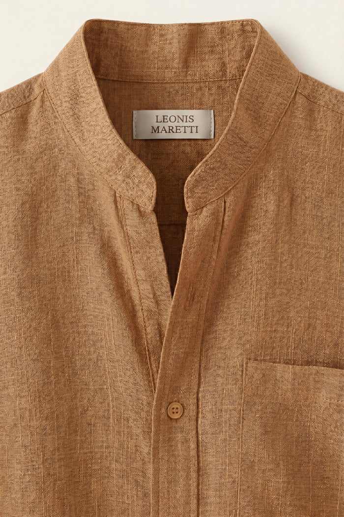 Treviso Linen Short Sleeve Yellow