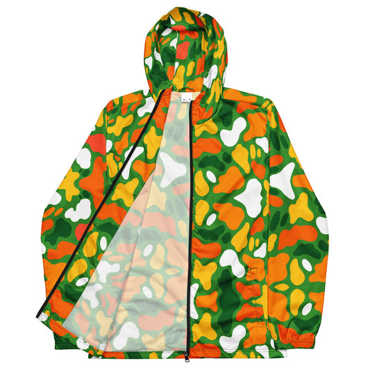 Tropic Camo Windbreaker by Roc Sol, original camo pattern jacket