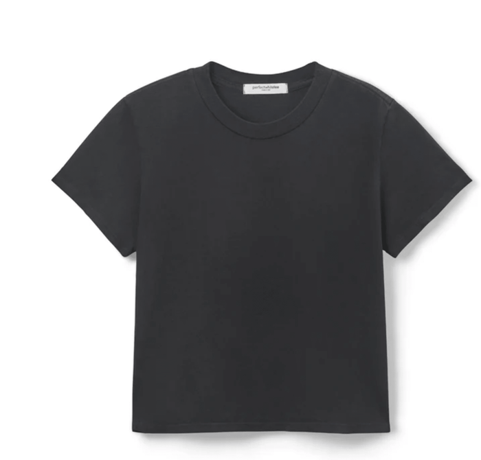 True Black Springsteen Supima Cotton Baby Tee - Amor Lafayette
