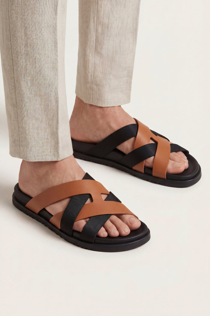Tuscana Sandal Black/Brown
