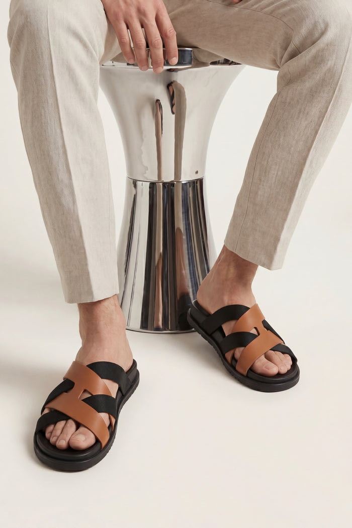 Tuscana Sandal Black/Brown