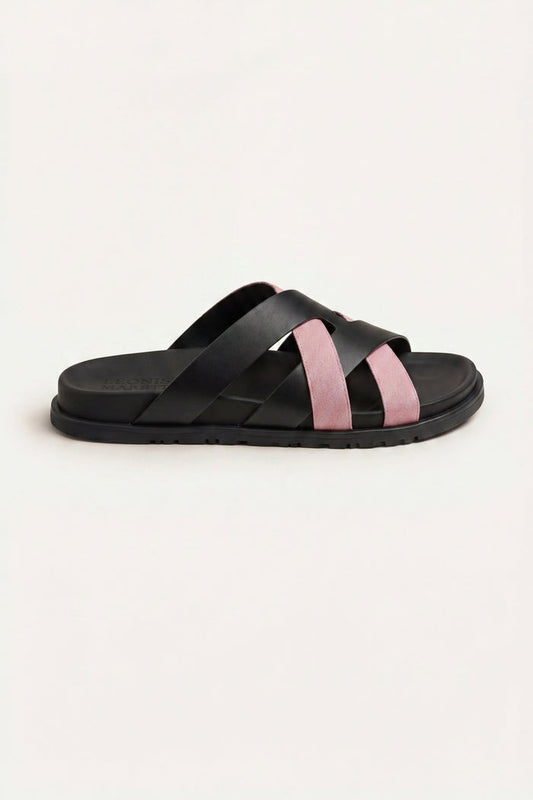 Tuscana Sandal Black/Pink
