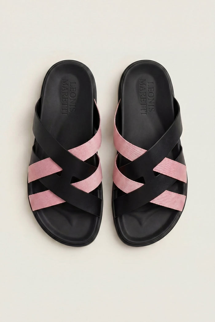 Tuscana Sandal Black/Pink