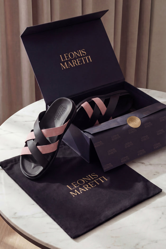 Tuscana Sandal Black/Pink