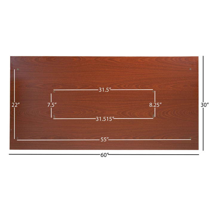 Universal Desk Top - 30" x 60" Wood