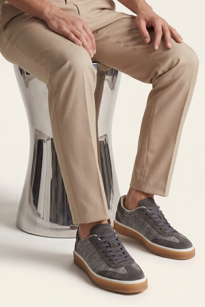 Varello Tennis Walk Sneaker Dark Grey