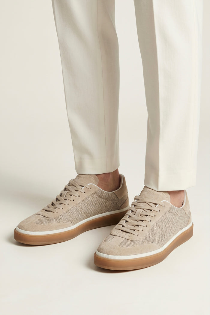 Varello Tennis Walk Sneaker Light Beige