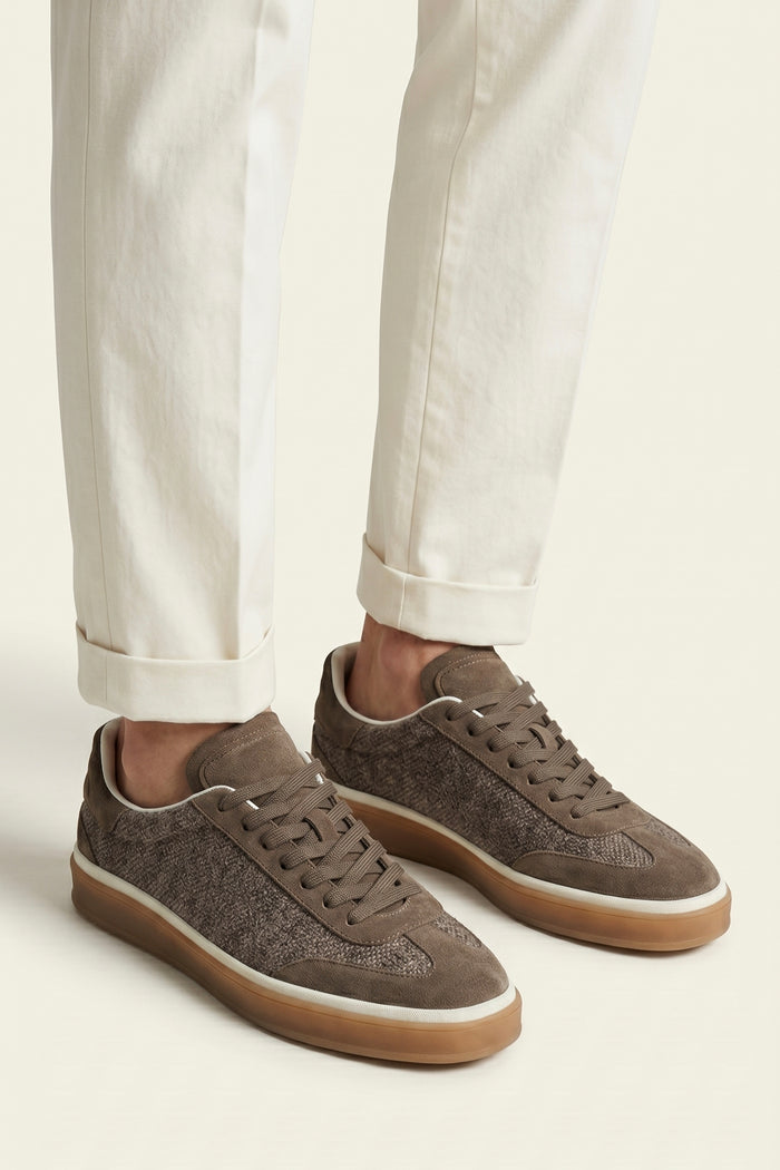 Varello Tennis Walk Sneaker Mocha Brown
