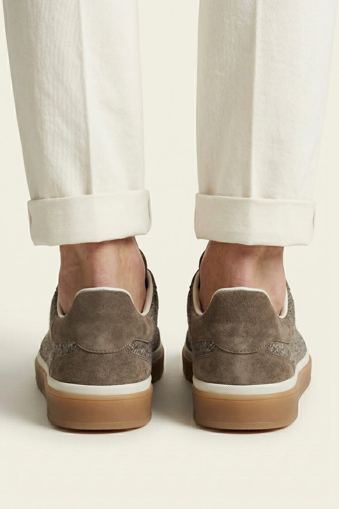 Varello Tennis Walk Sneaker Mocha Brown