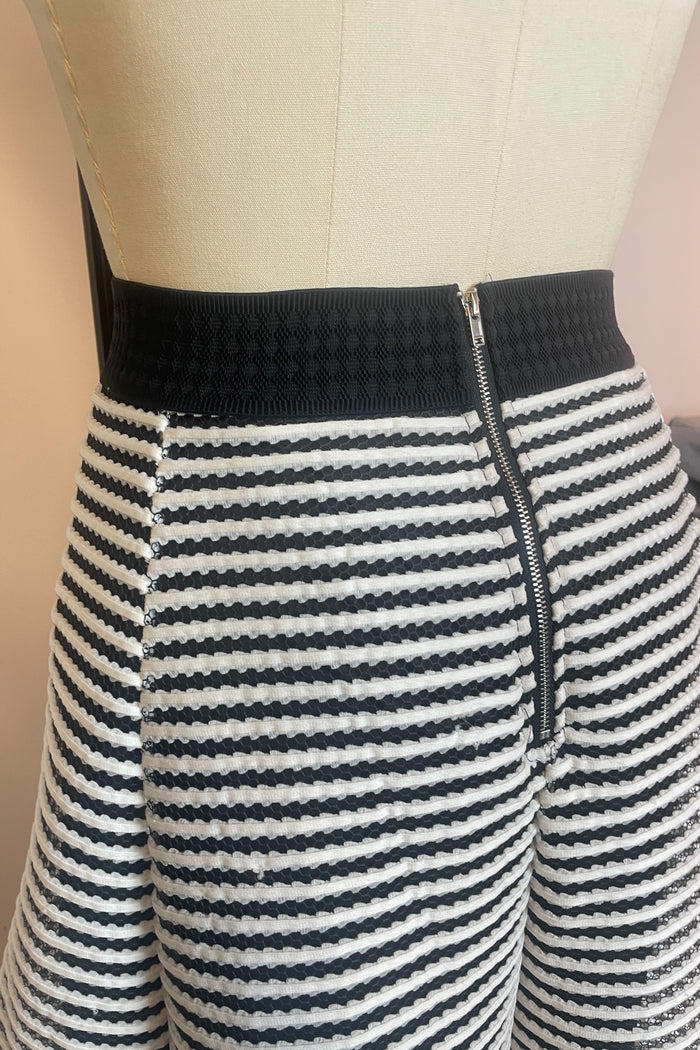 Vg Edition Striped A-Line Midi Skirt image 3