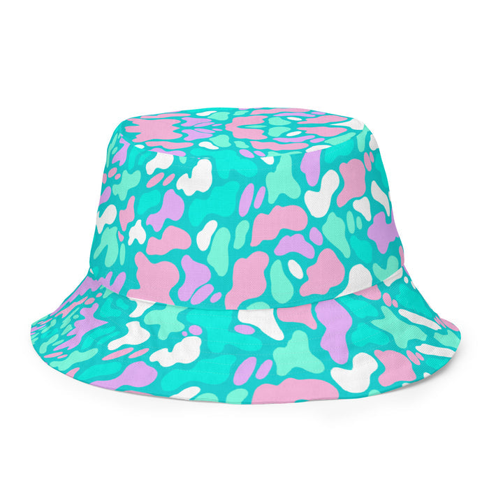 Vice City Bucket Hat by Roc Sol, Miami camo pattern hat