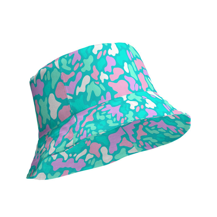 Vice City Bucket Hat by Roc Sol, Miami camo pattern hat