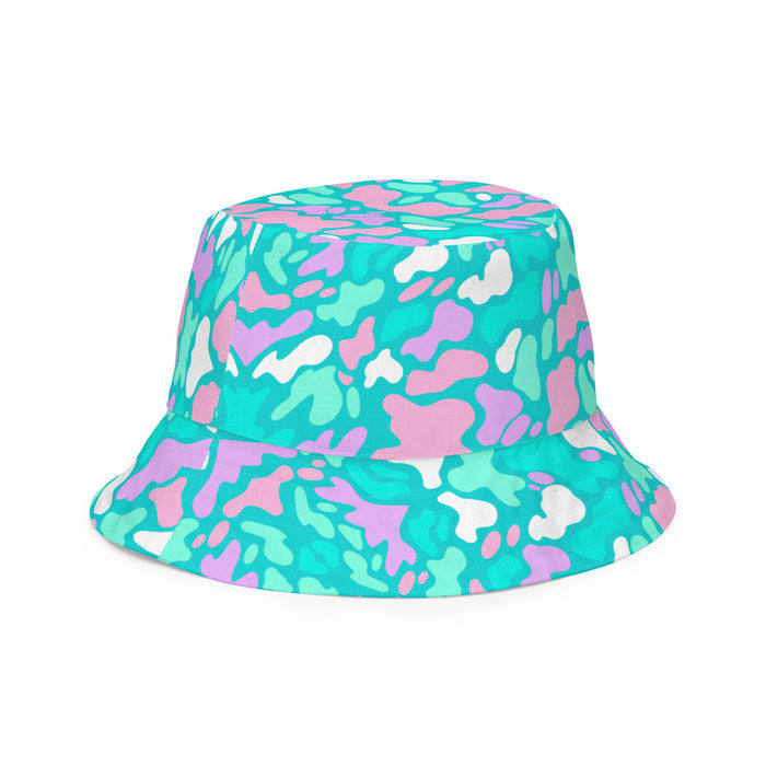 Vice City Bucket Hat by Roc Sol, Miami camo pattern hat