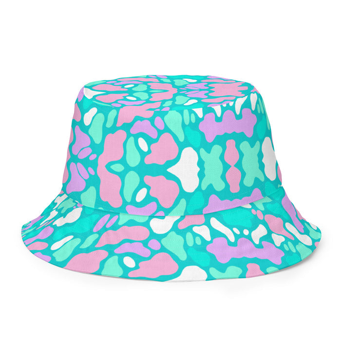 Vice City Bucket Hat by Roc Sol, Miami camo pattern hat