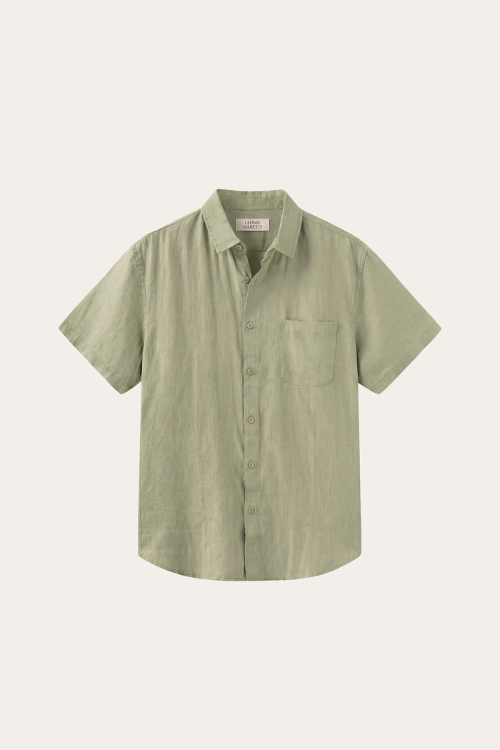 Vicenza Linen Short Sleeve Mint Green