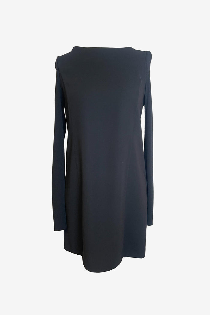 Vince Black Long Sleeve Mini Dress image 0