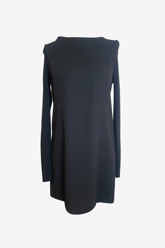 Vince Black Long Sleeve Mini Dress image 0