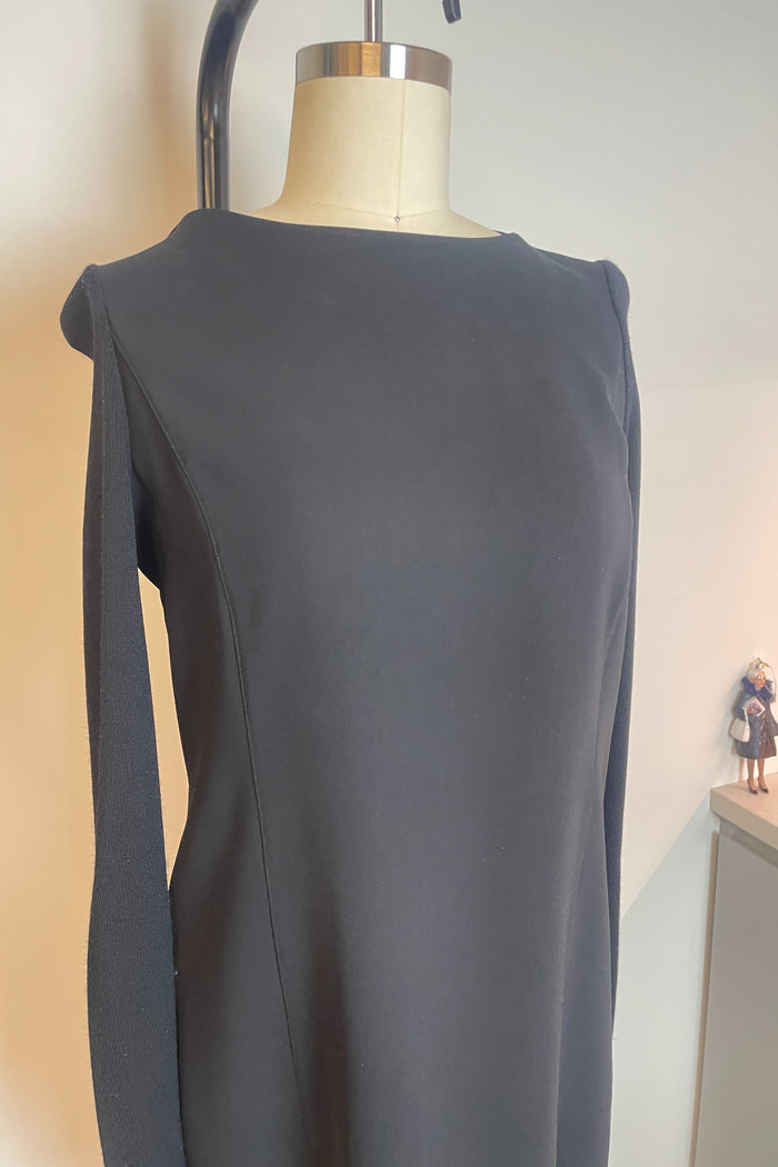 Vince Black Long Sleeve Mini Dress image 4