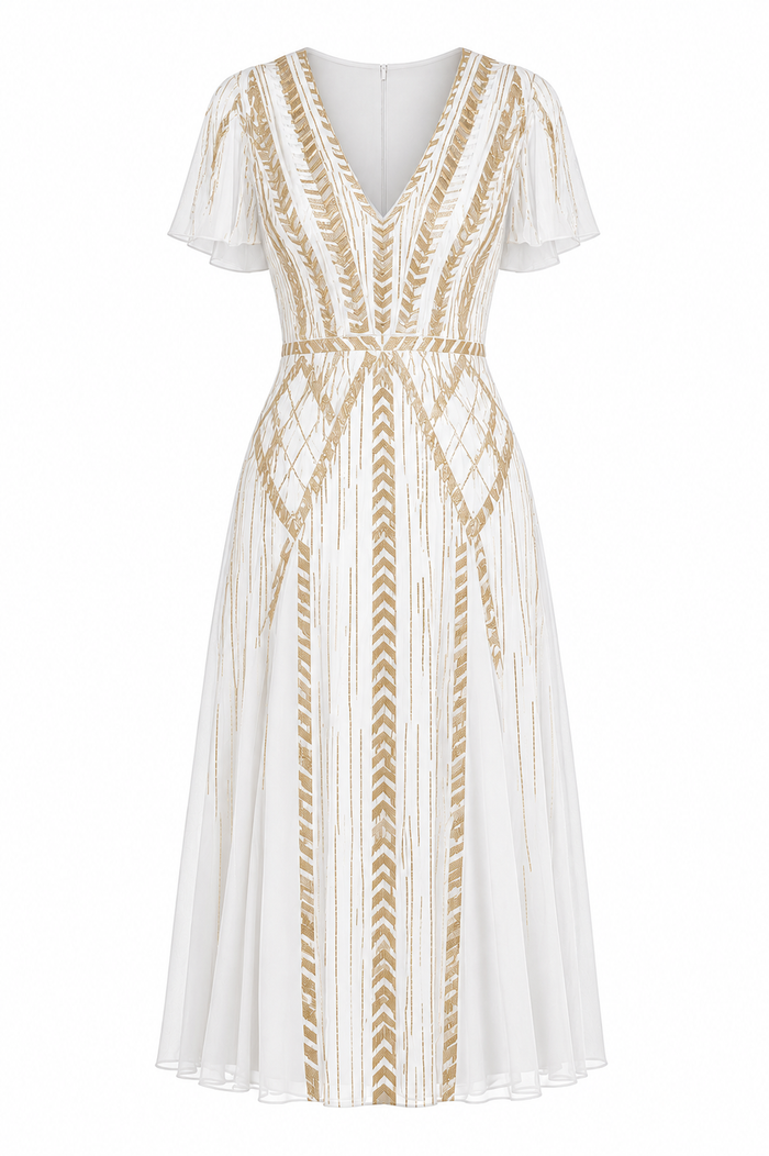 Viola Dress - Ivory