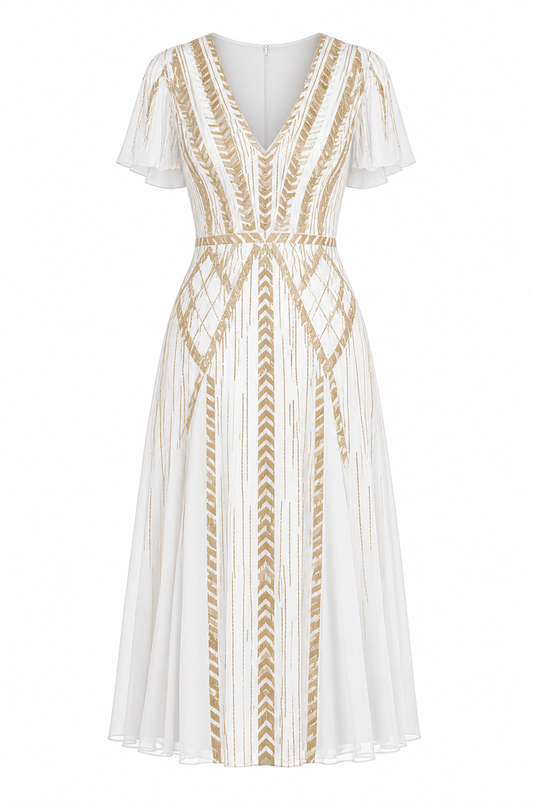Viola Dress - Ivory