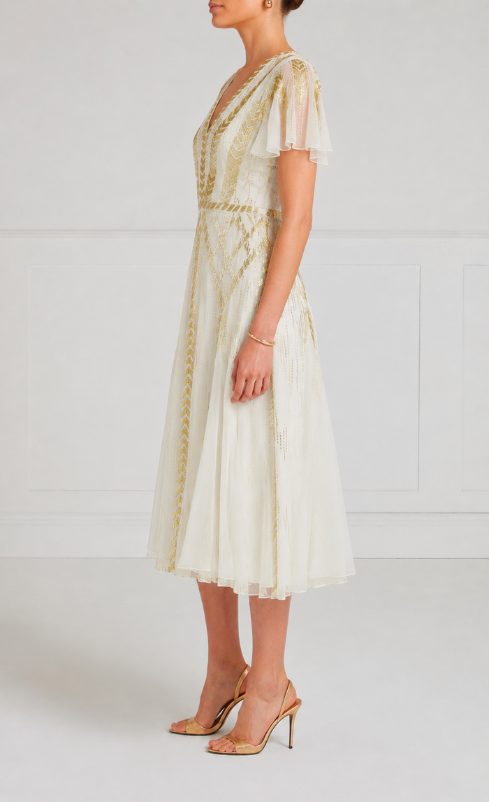 Viola Dress - Ivory