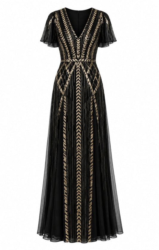 Viola Gown - Black