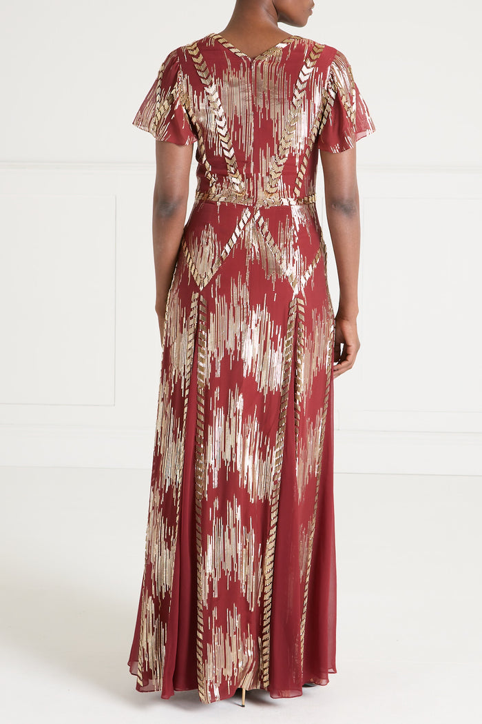 Viola Gown - Claret
