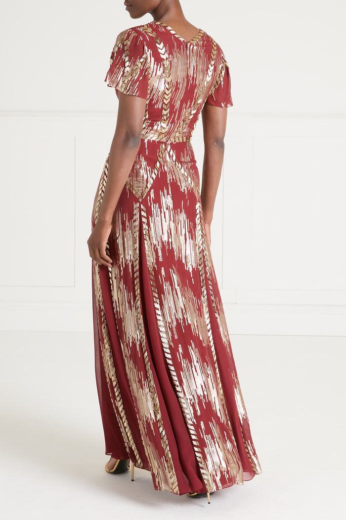 Viola Gown - Claret