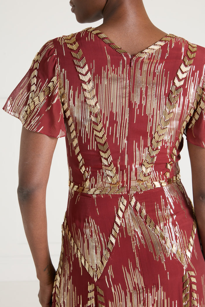 Viola Gown - Claret