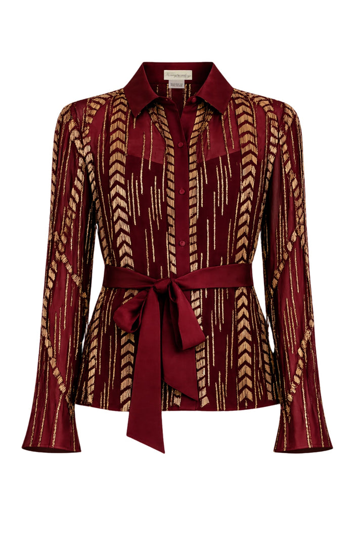 Viola Shirt - Claret