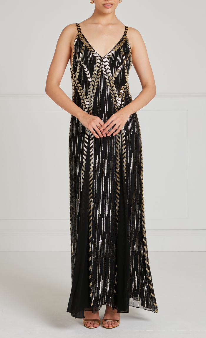 Viola Strappy Dress - Black
