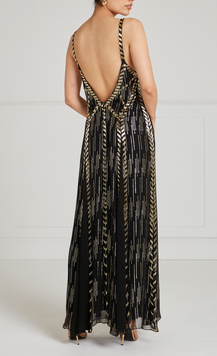 Viola Strappy Dress - Black