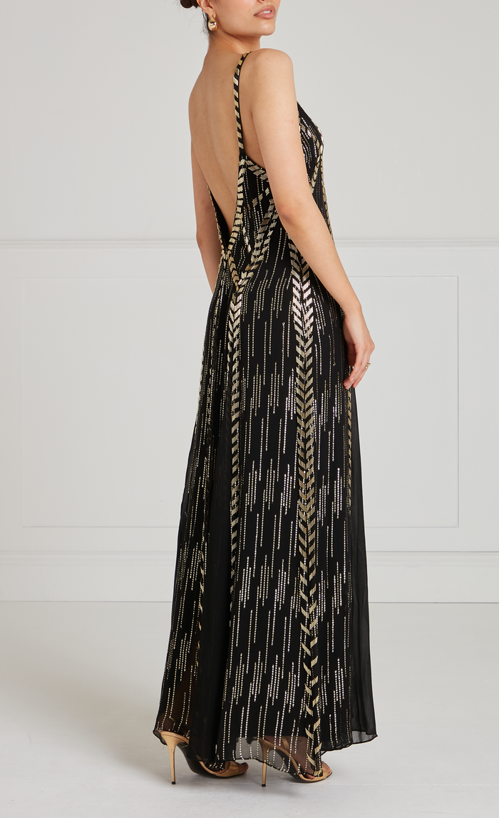 Viola Strappy Dress - Black