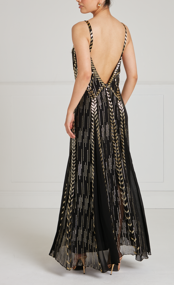 Viola Strappy Dress - Black