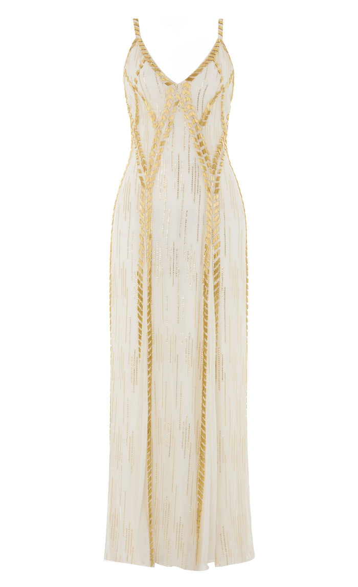 Viola Strappy Dress - Ivory