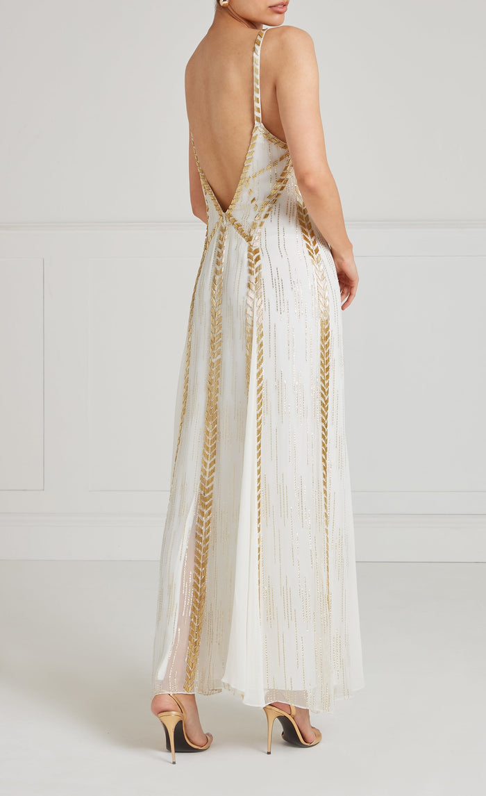 Viola Strappy Dress - Ivory