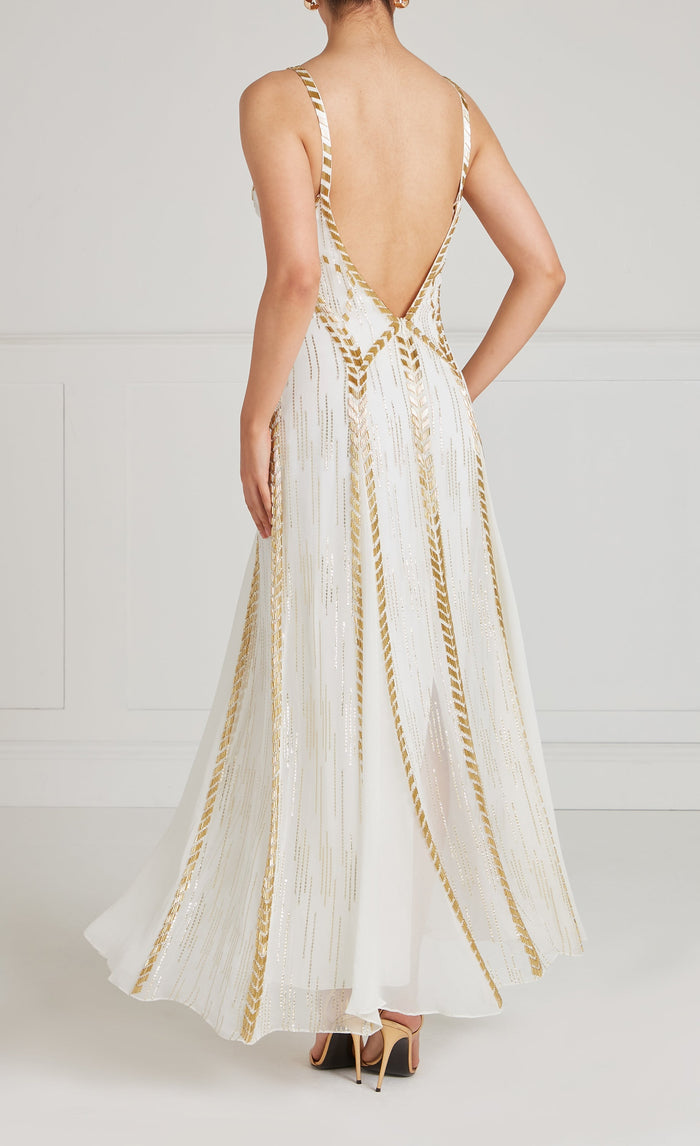Viola Strappy Dress - Ivory