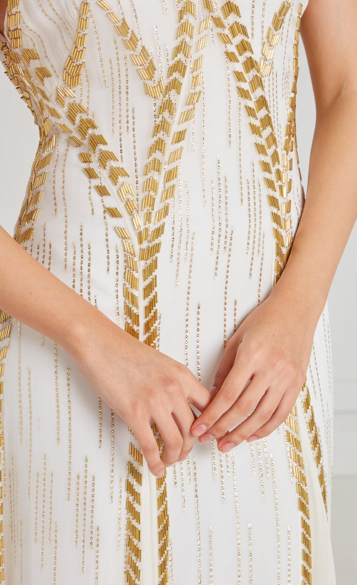 Viola Strappy Dress - Ivory