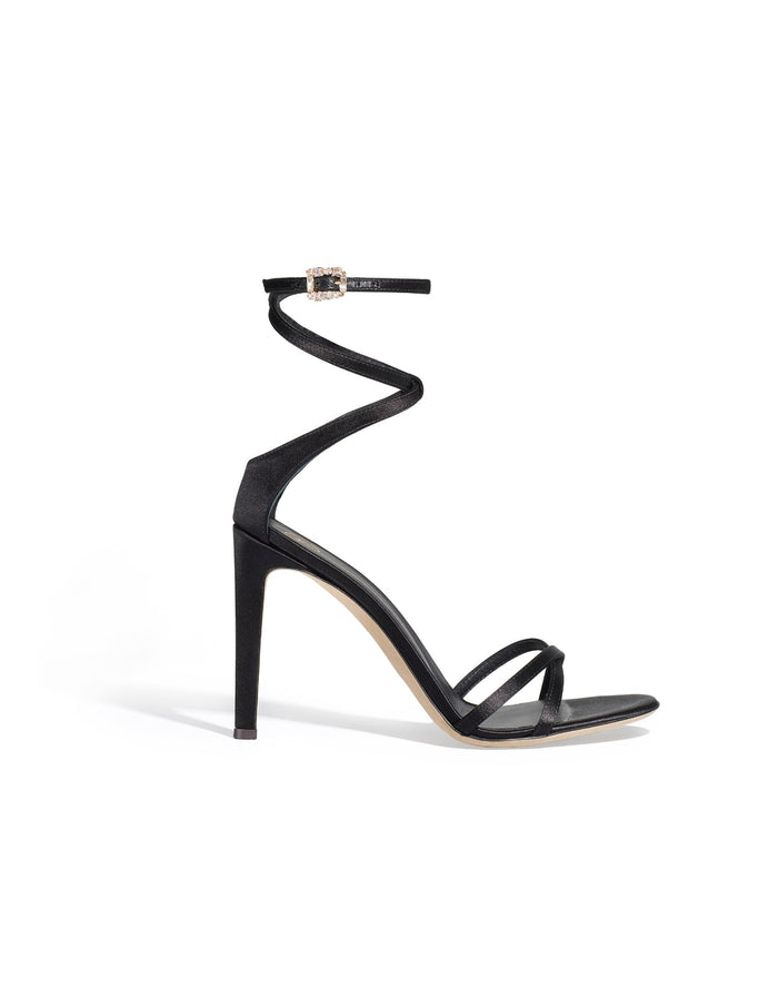 Vixen Strappy Sandals - Black
