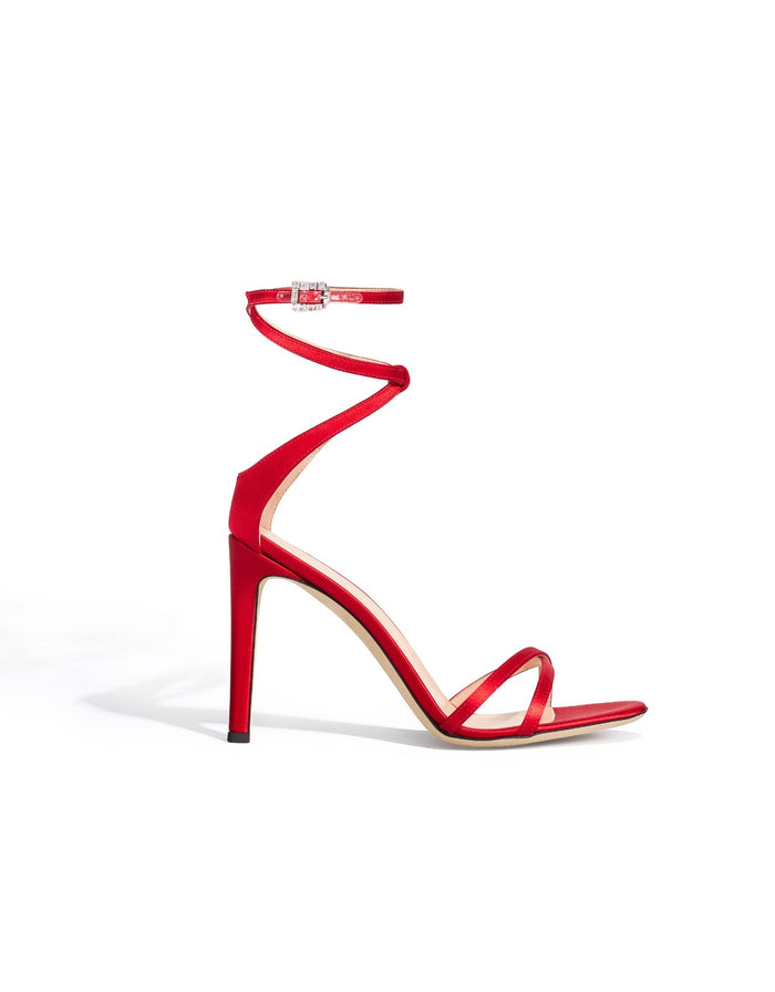 Vixen Strappy Sandals - Red
