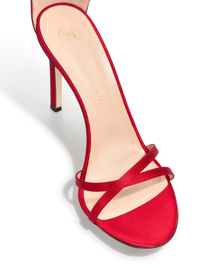 Vixen Strappy Sandals - Red