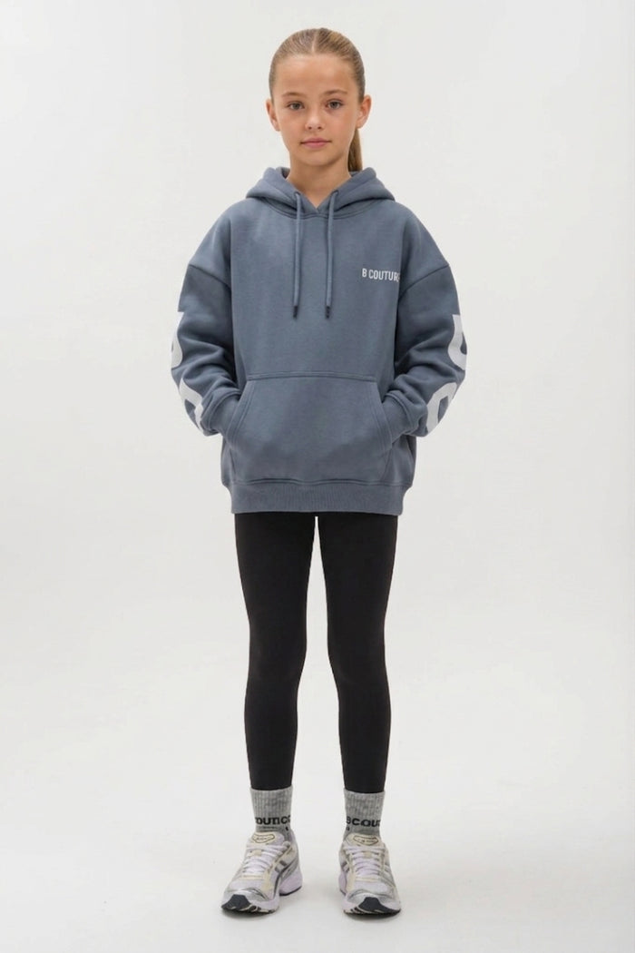 VXN Girls Leggings & Hoodie Set - Teal
