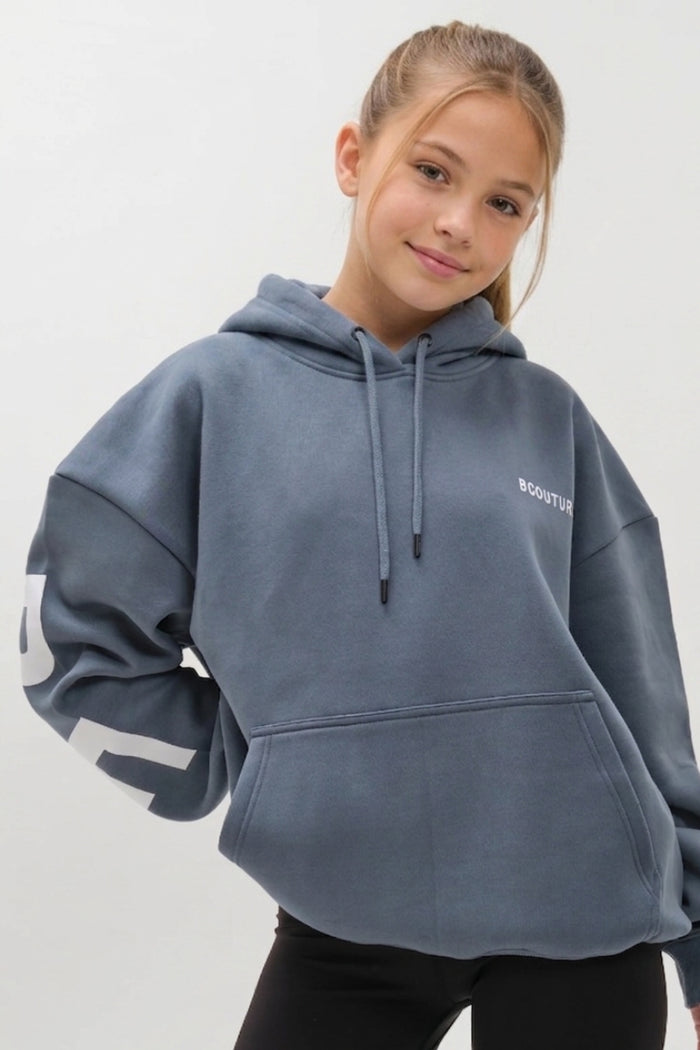 VXN Girls Leggings & Hoodie Set - Teal