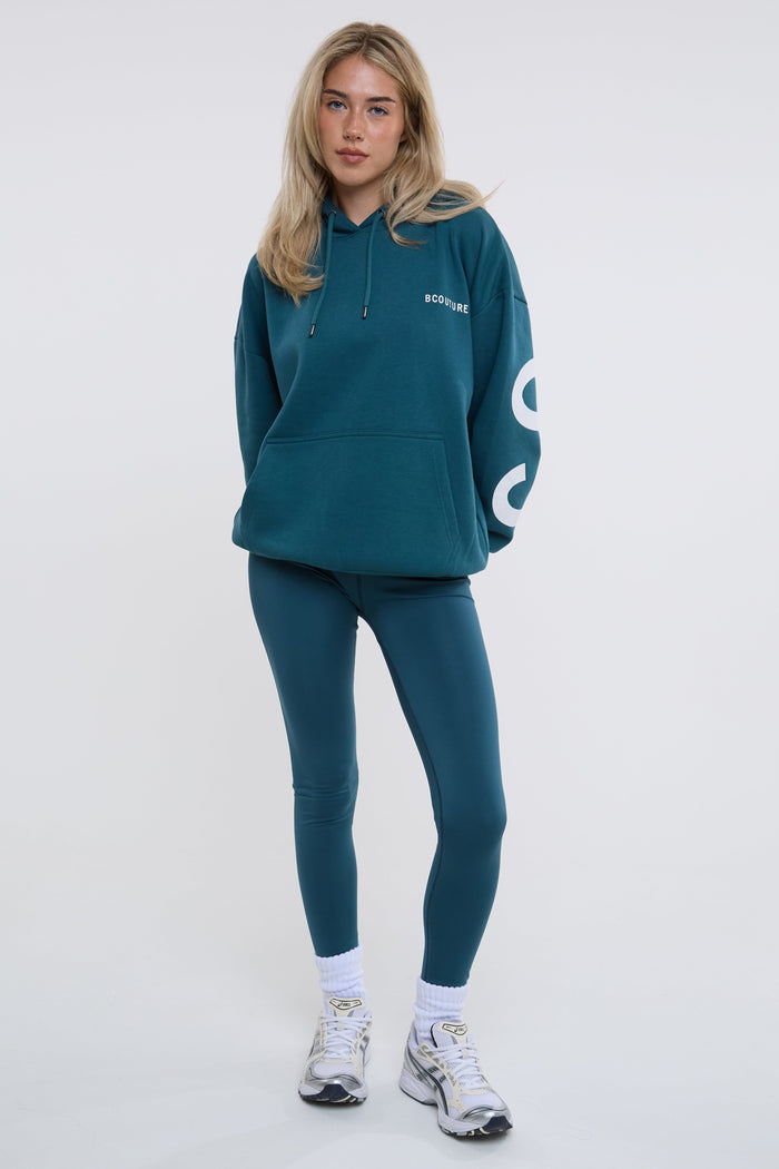 VXN Leggings & Hoodie Set - Deep Teal