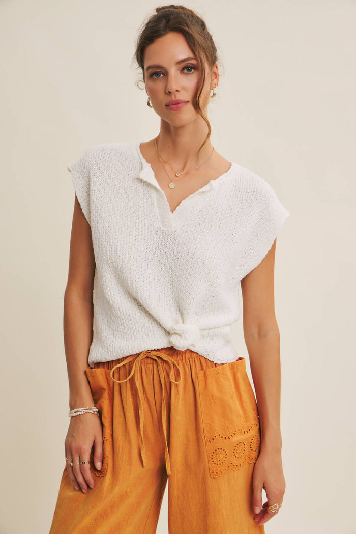 Weekend Slub Cotton Pullover