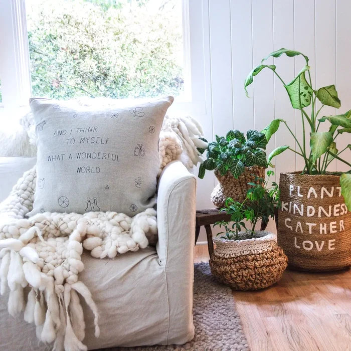 What A Wonderful World Pillow