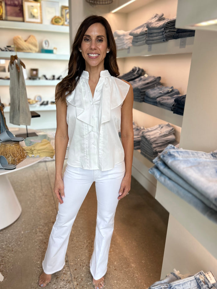 White Alexi Top